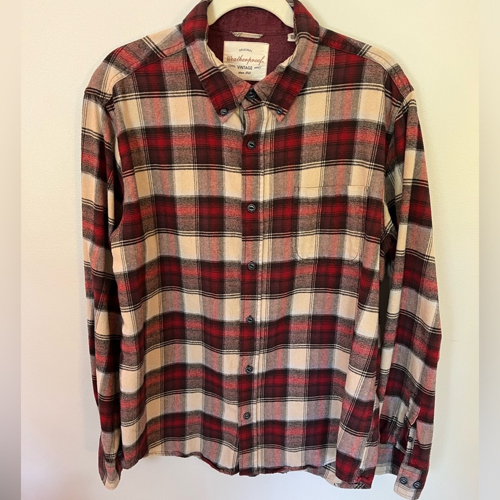 Weatherproof Men’s Flannel Shirt Size XL